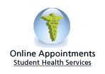 Online Appointments - Student Health Services